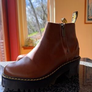 Dr. Martens Tan Leather Boots